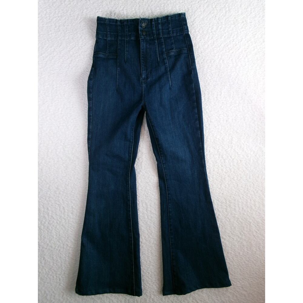 Free People Jayde Flare in Night Sky womens denim size 28